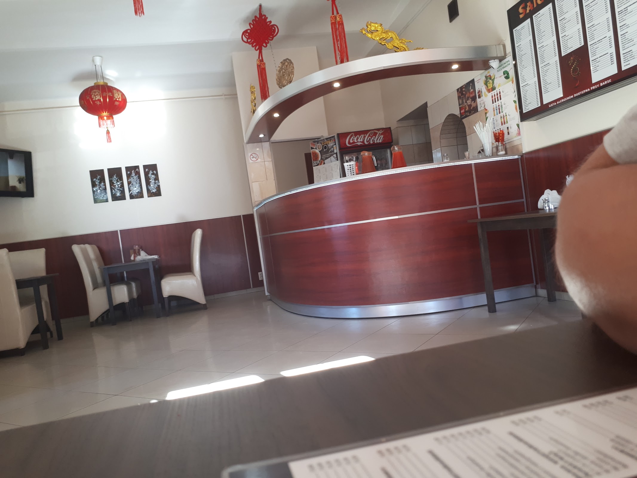 Bar i wnętrze lokalu SAIGON